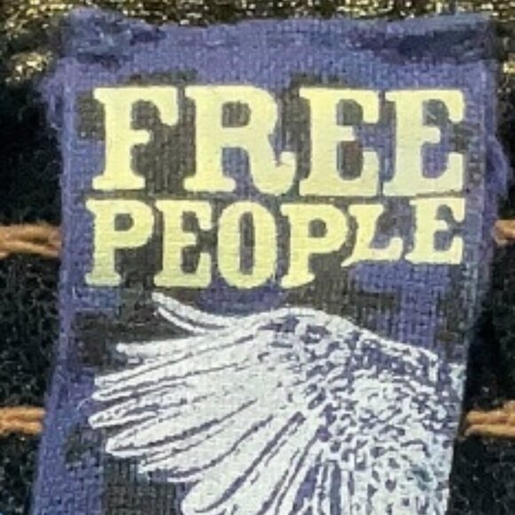 Vintage Free People Lost In Paradise Metallic Velvet Mini Dress Valentines SZ 2 - Picture 9 of 16